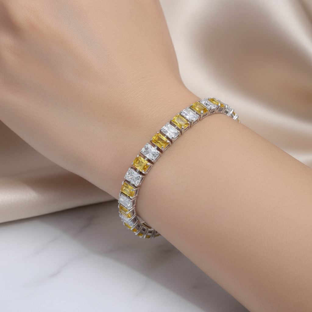 Tennis Bracelet yellow2